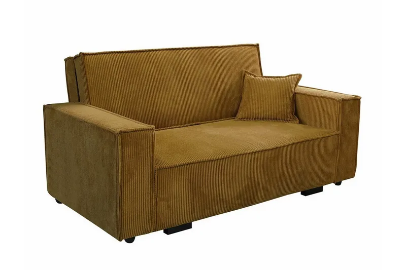 Denegal 2-sits Bäddsoffa NO_BRAND Dark yellow - Möbler - Soffa - Bäddsoffa
