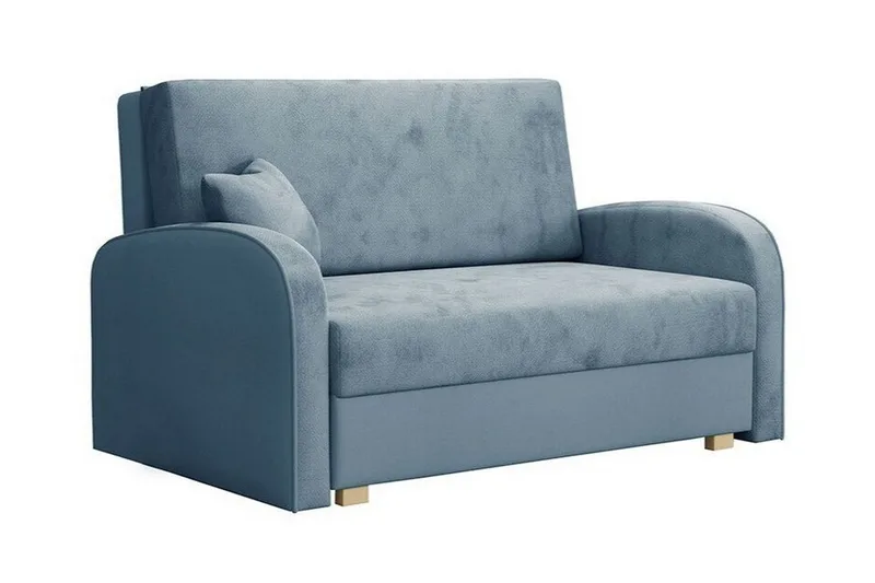 Denegal 2-sits Bäddsoffa NO_BRAND Light Blue/Dark Blue, undefined