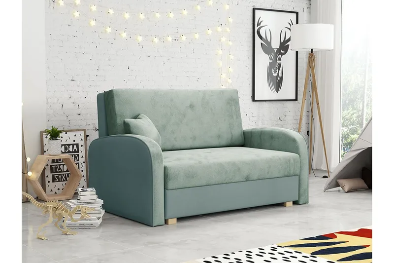 Denegal 2-sits Bäddsoffa NO_BRAND Light grey/Dark grey - Möbler - Soffa - Bäddsoffa