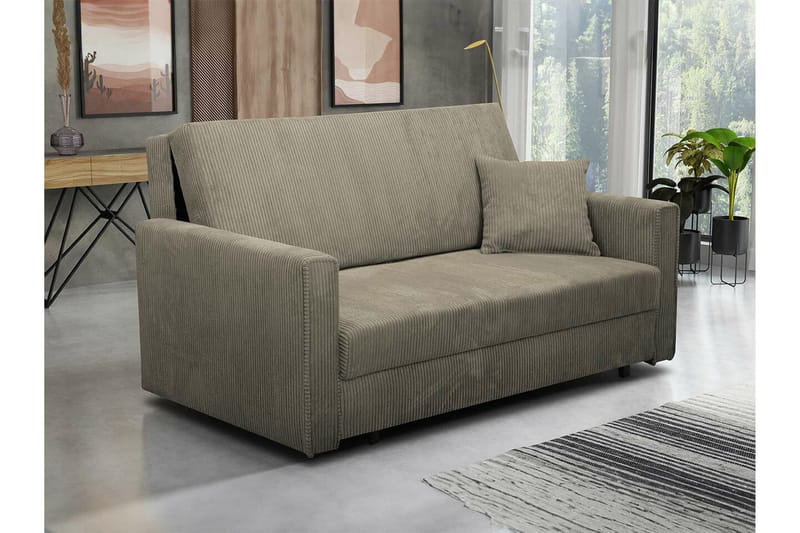 Denegal 2-sits liten bäddsoffa i Manchester - Beige - Möbler - Soffa - Bäddsoffa