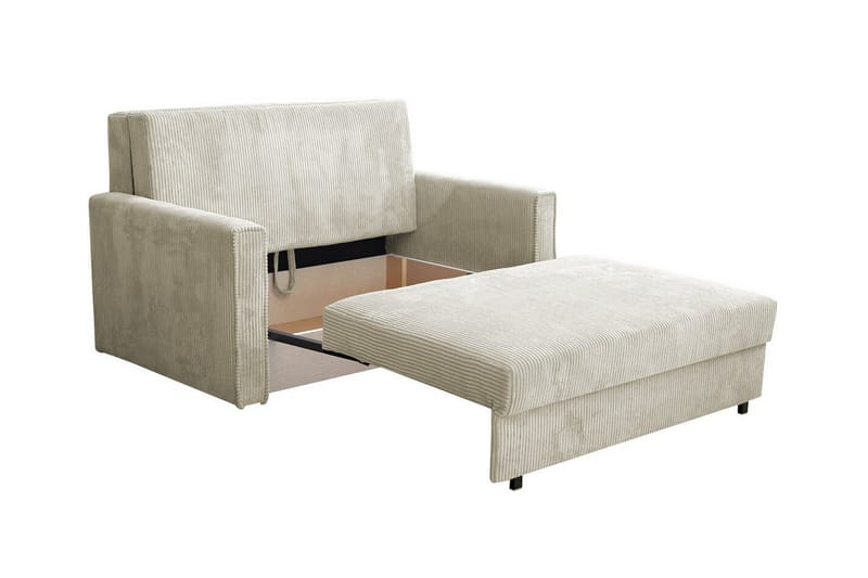 Denegal 2-sits liten bäddsoffa i Manchester - Beige - Möbler - Soffa - Bäddsoffa