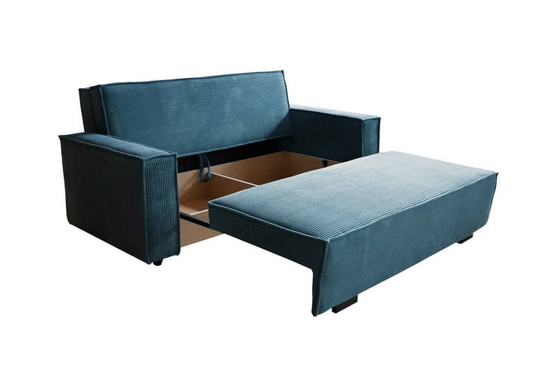 Denegal 2-sits liten bäddsoffa i Manchester - Blå - Möbler - Soffa - Bäddsoffa