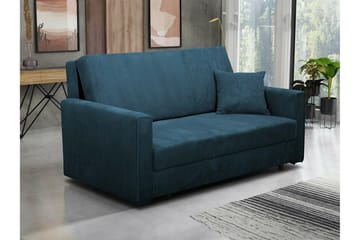 Denegal 2-sits liten bäddsoffa i Manchester - Blå - Möbler - Soffa - Bäddsoffa