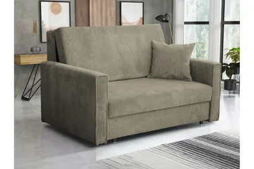 Denegal 2-sits liten bäddsoffa i Manchester - Brun - Möbler - Soffa - Bäddsoffa