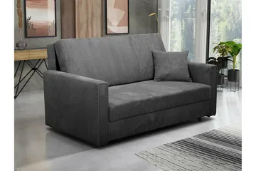 Denegal 2-sits liten bäddsoffa i Manchester - Grå - Möbler - Soffa - Bäddsoffa