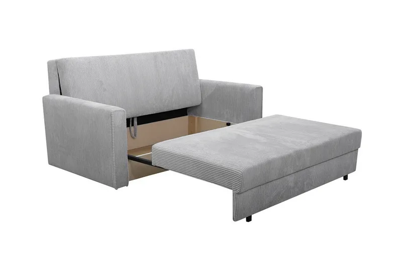 Denegal 2-sits liten bäddsoffa i Manchester - Grå - Möbler - Soffa - Bäddsoffa