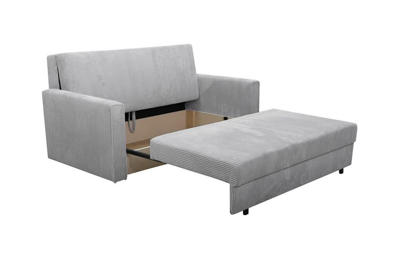 Denegal 2-sits liten bäddsoffa i Manchester - Grå - Möbler - Soffa - Bäddsoffa