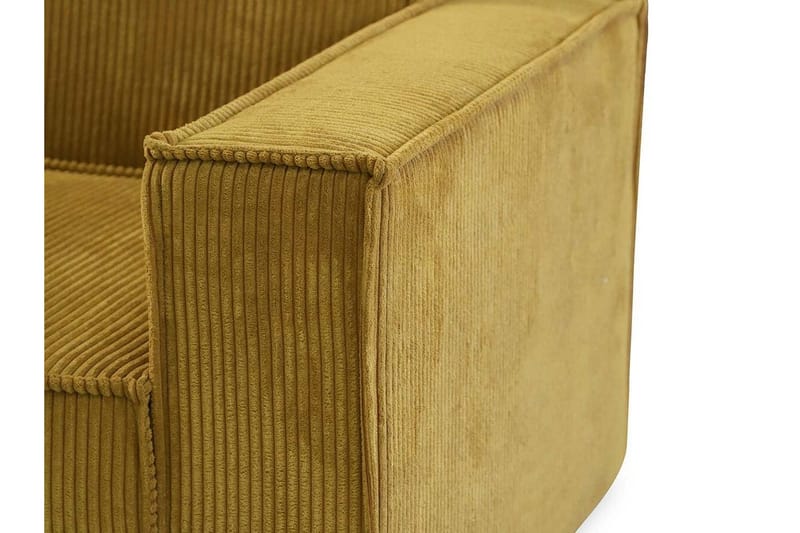Denegal 2-sits liten bäddsoffa i Manchester - Gul - Möbler - Soffa - Bäddsoffa