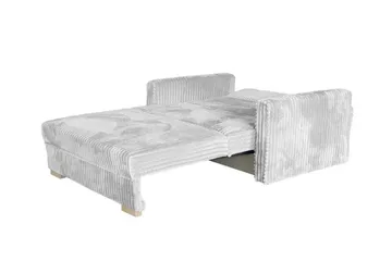 Denegal 2-sits liten bäddsoffa i Sammet - Beige - Möbler - Soffa - Bäddsoffa