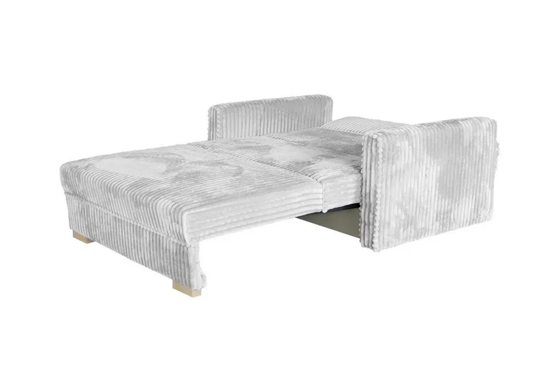 Denegal 2-sits liten bäddsoffa i Sammet - Grå - Möbler - Soffa - Bäddsoffa