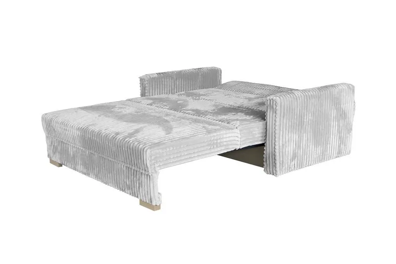 Denegal 2-sits liten bäddsoffa i Sammet - Grå - Möbler - Soffa - Bäddsoffa