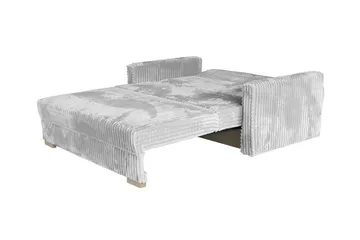 Denegal 2-sits liten bäddsoffa i Sammet - Grå - Möbler - Soffa - Bäddsoffa