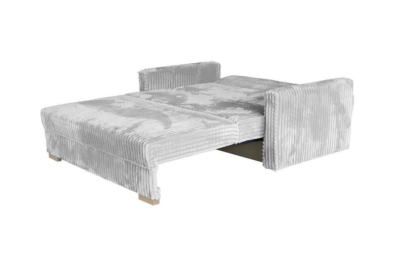 Denegal 2-sits liten bäddsoffa i Sammet - Grå - Möbler - Soffa - Bäddsoffa