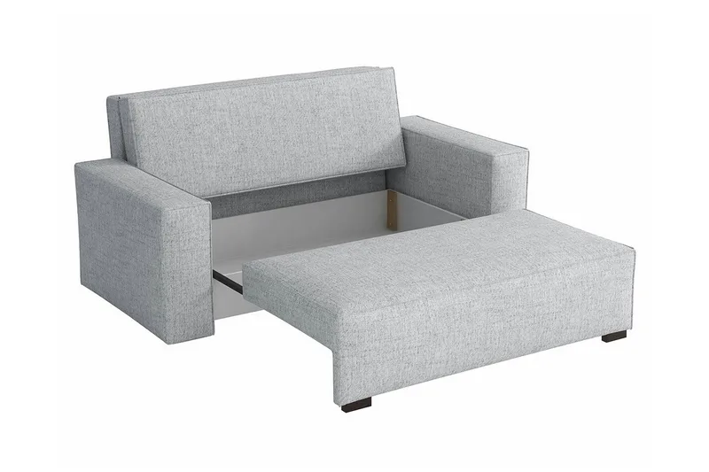 Denegal 2-sits liten bäddsoffa i Tyg - Beige - Möbler - Soffa - Bäddsoffa