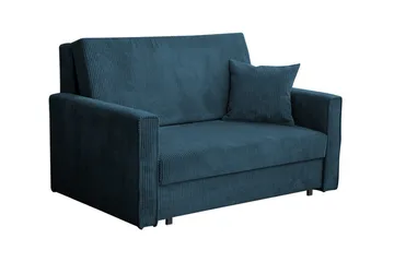 Denegal 2-sits liten bäddsoffa i Tyg - Blå - Möbler - Soffa - Bäddsoffa