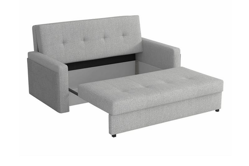 Denegal 2-sits liten bäddsoffa i Tyg - Blå - Möbler - Soffa - Bäddsoffa