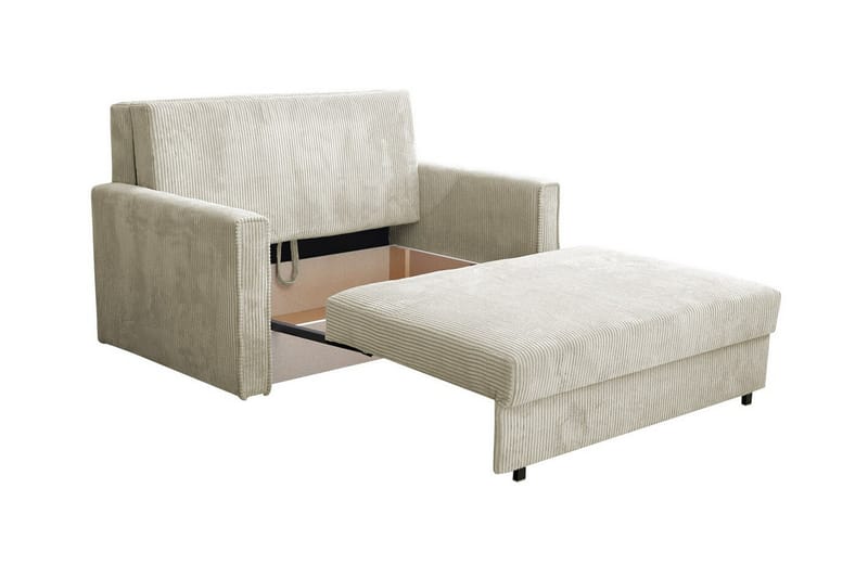 Denegal 2-sits liten bäddsoffa i Tyg - Blå - Möbler - Soffa - Bäddsoffa