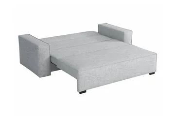 Denegal 2-sits liten bäddsoffa i Tyg - Grå , Blå - Möbler - Soffa - Bäddsoffa