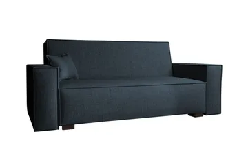 Denegal 2-sits liten bäddsoffa i Tyg - Grå , Blå - Möbler - Soffa - Bäddsoffa