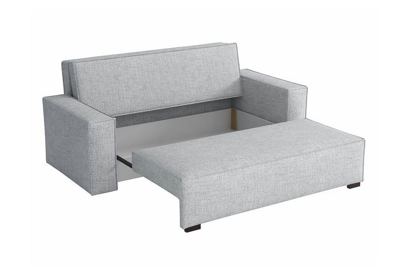 Denegal 2-sits liten bäddsoffa i Tyg - Grå , Blå - Möbler - Soffa - Bäddsoffa