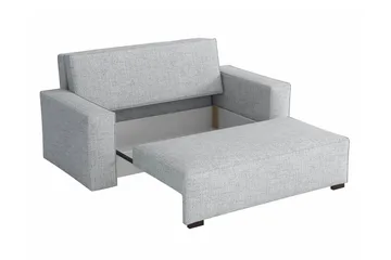 Denegal 2-sits liten bäddsoffa i Tyg - Grå - Möbler - Soffa - Bäddsoffa