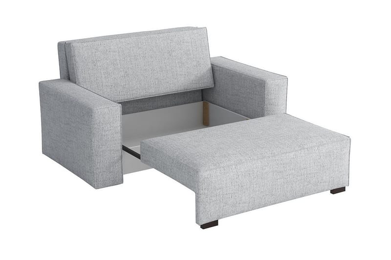 Denegal 2-sits liten bäddsoffa i Tyg - Grå - Möbler - Soffa - Bäddsoffa