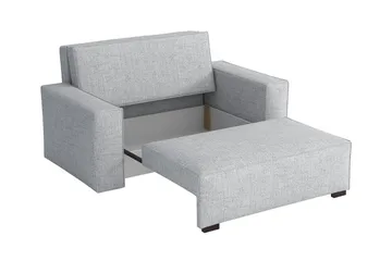 Denegal 2-sits liten bäddsoffa i Tyg - Grå - Möbler - Soffa - Bäddsoffa