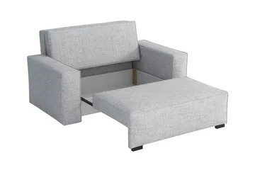 Denegal 2-sits liten bäddsoffa i Tyg - Grå - Möbler - Soffa - Bäddsoffa