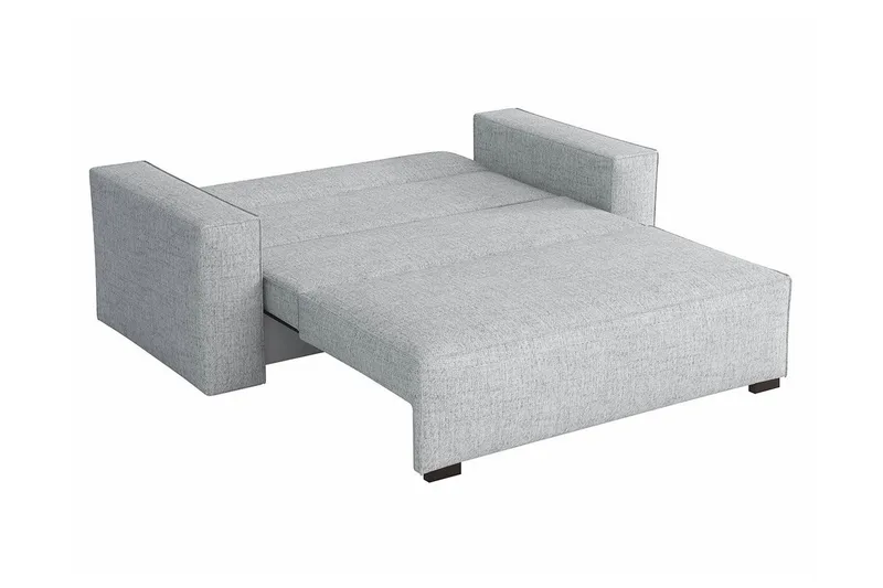 Denegal 2-sits liten bäddsoffa i Tyg - Grå - Möbler - Soffa - Bäddsoffa