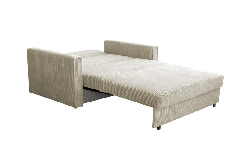 Denegal 2-sits liten bäddsoffa i Tyg - Grå - Möbler - Soffa - Bäddsoffa