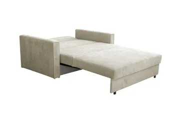 Denegal 2-sits liten bäddsoffa i Tyg - Grå - Möbler - Soffa - Bäddsoffa