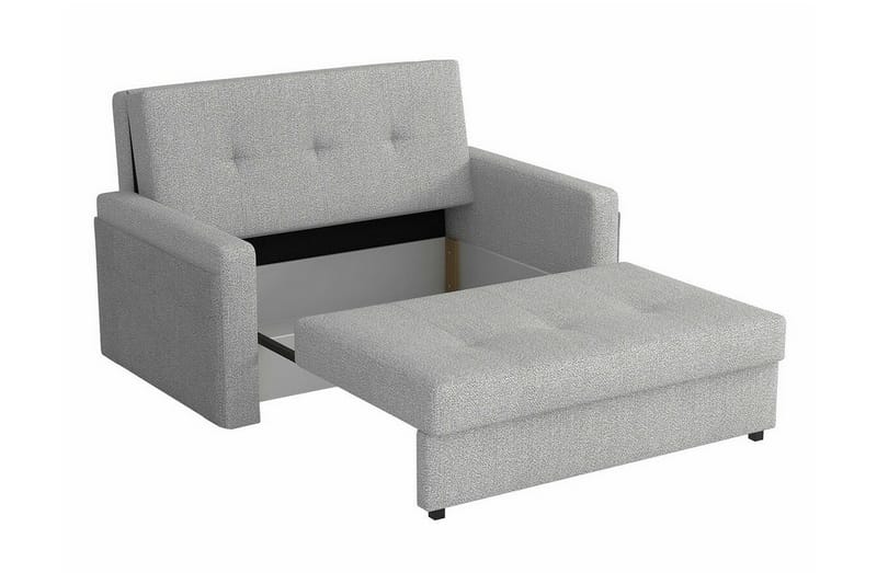 Denegal 2-sits liten bäddsoffa i Tyg - Grå - Möbler - Soffa - Bäddsoffa