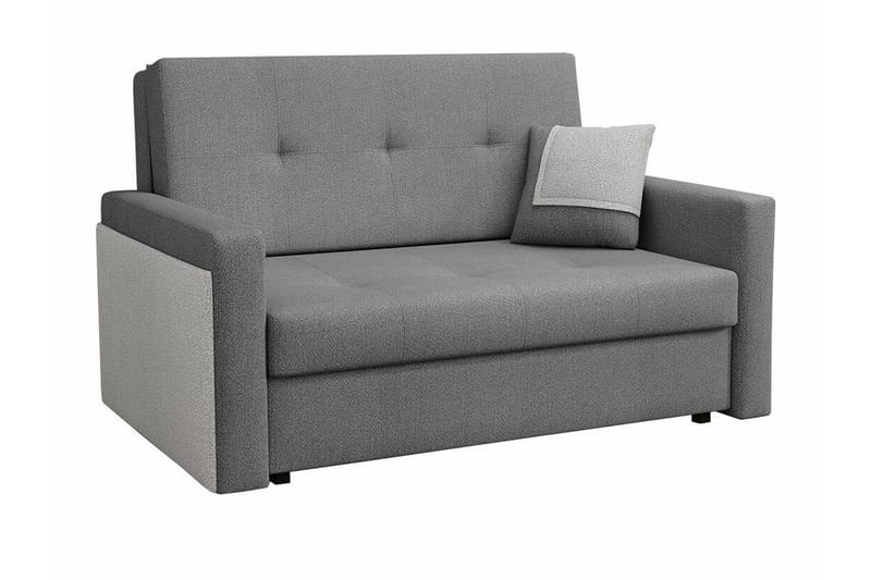 Denegal 2-sits liten bäddsoffa i Tyg, Grå