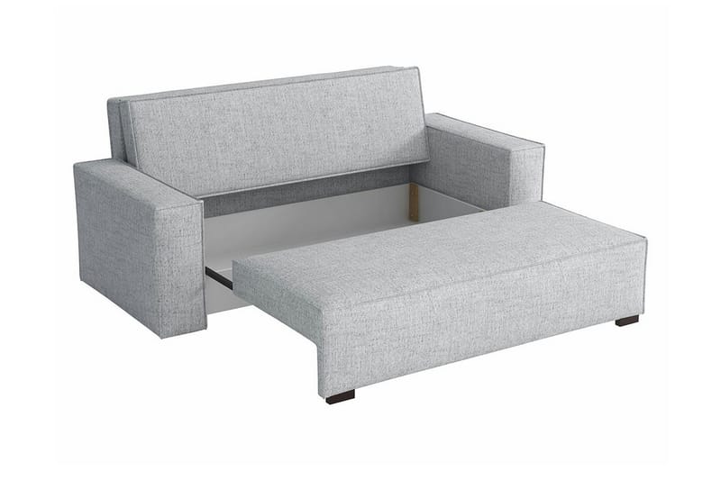 Denegal 2-sits liten bäddsoffa i Tyg - Grå - Möbler - Soffa - Bäddsoffa