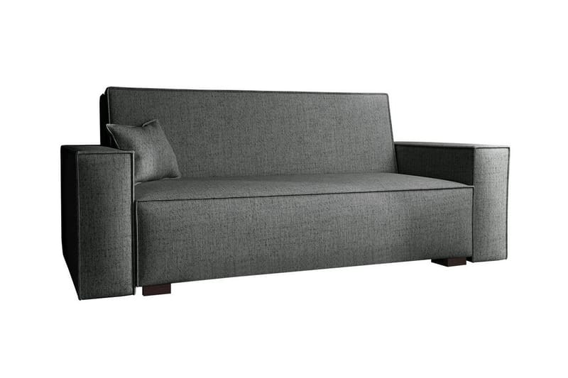 Denegal 2-sits liten bäddsoffa i Tyg, Grå