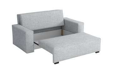 Denegal 2-sits liten bäddsoffa i Tyg - Grå - Möbler - Soffa - Bäddsoffa