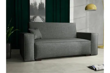 Denegal 2-sits liten bäddsoffa i Tyg - Grå - Möbler - Soffa - Bäddsoffa