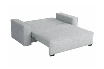 Denegal 2-sits liten bäddsoffa i Tyg - Grå - Möbler - Soffa - Bäddsoffa