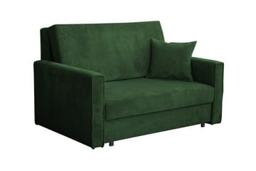 Denegal 2-sits liten bäddsoffa i Tyg - Grön - Möbler - Soffa - Bäddsoffa