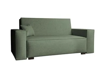 Denegal 2-sits liten bäddsoffa i Tyg - Grön - Möbler - Soffa - Bäddsoffa