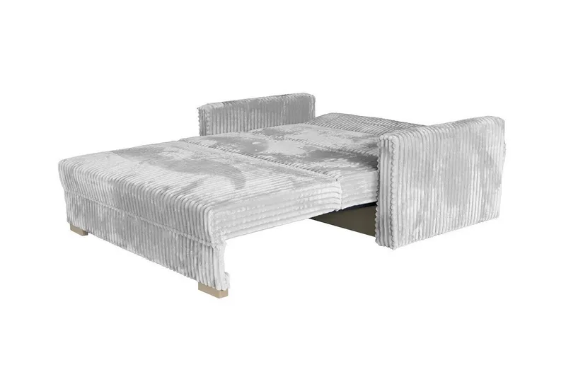 Denegal 2-sits liten bäddsoffa i Plysch - Beige - Möbler - Soffa - Bäddsoffa