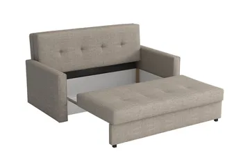 Denegal 2-sits liten bäddsoffa i Plysch - Blå - Möbler - Soffa - Bäddsoffa