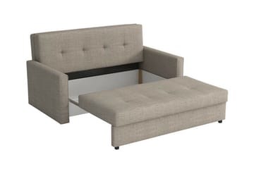 Denegal 2-sits liten bäddsoffa i Plysch - Grå - Möbler - Soffa - Bäddsoffa