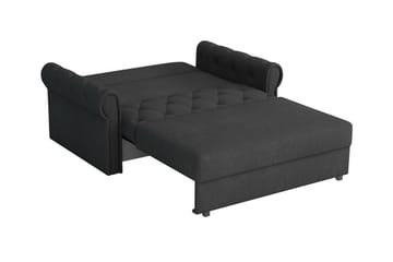 Denegal 2-sits liten bäddsoffa i Plysch - Grå - Möbler - Soffa - Bäddsoffa