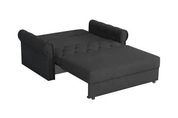 Denegal 2-sits liten bäddsoffa i Plysch - Grå - Möbler - Soffa - Bäddsoffa