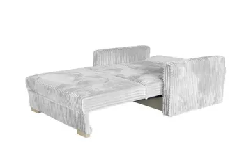 Denegal 2-sits liten bäddsoffa i Plysch - Grå - Möbler - Soffa - Bäddsoffa