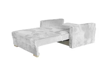Denegal 2-sits liten bäddsoffa i Plysch - Grå - Möbler - Soffa - Bäddsoffa