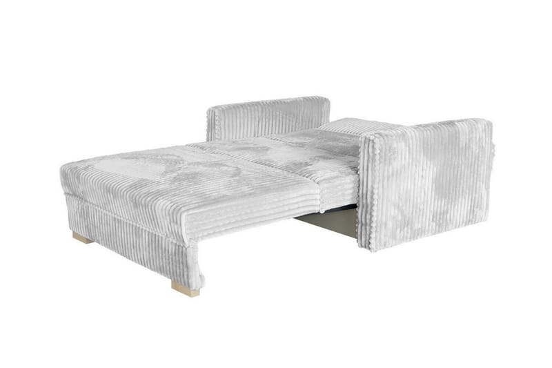 Denegal 2-sits liten bäddsoffa i Plysch - Grå - Möbler - Soffa - Bäddsoffa