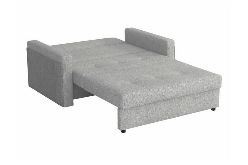 Denegal 2-sits liten bäddsoffa i Plysch - Grå - Möbler - Soffa - Bäddsoffa