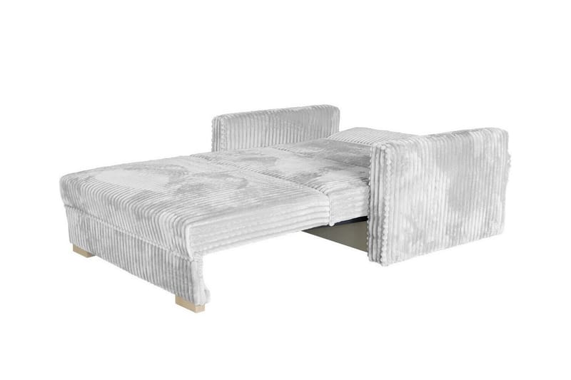 Denegal 2-sits liten bäddsoffa i Plysch - Beige - Möbler - Soffa - Bäddsoffa